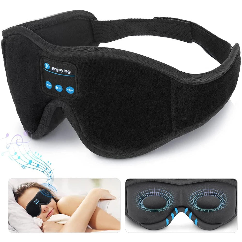3D Sleeping Mask with Headphones