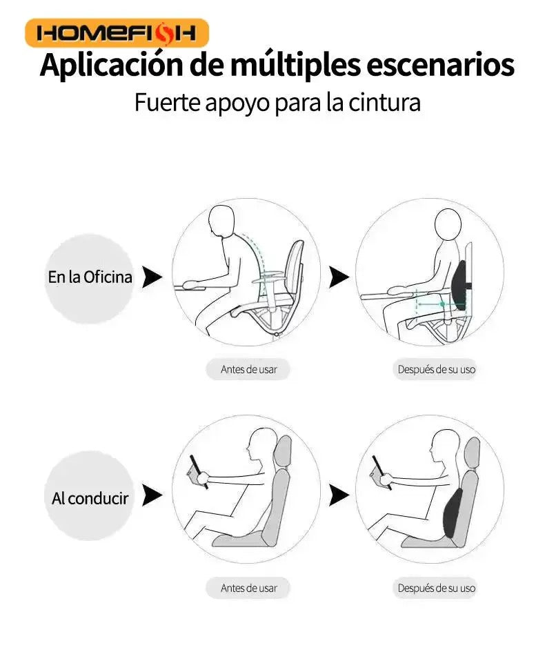Lumbar support cushions